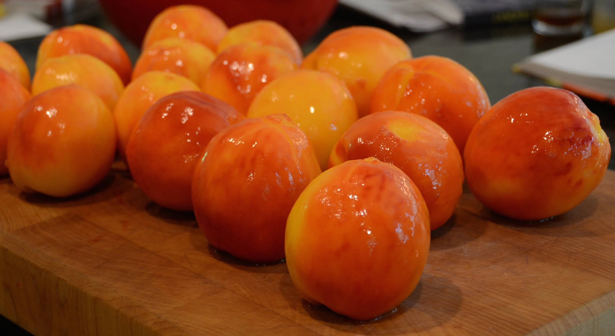 to-be Brandied Peaches