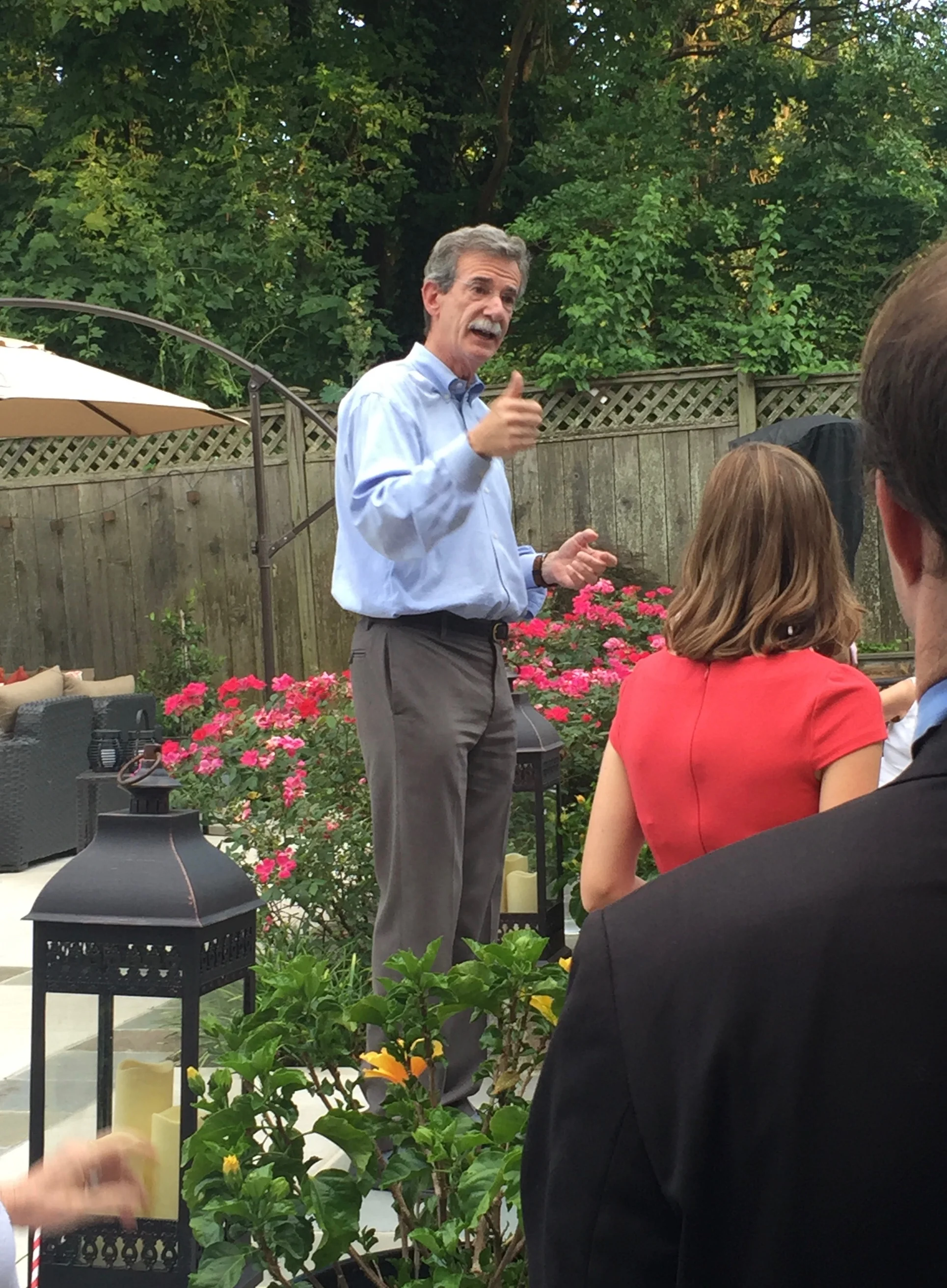 MD AG Brian Frosh speaks at a MDPGV fundraiser