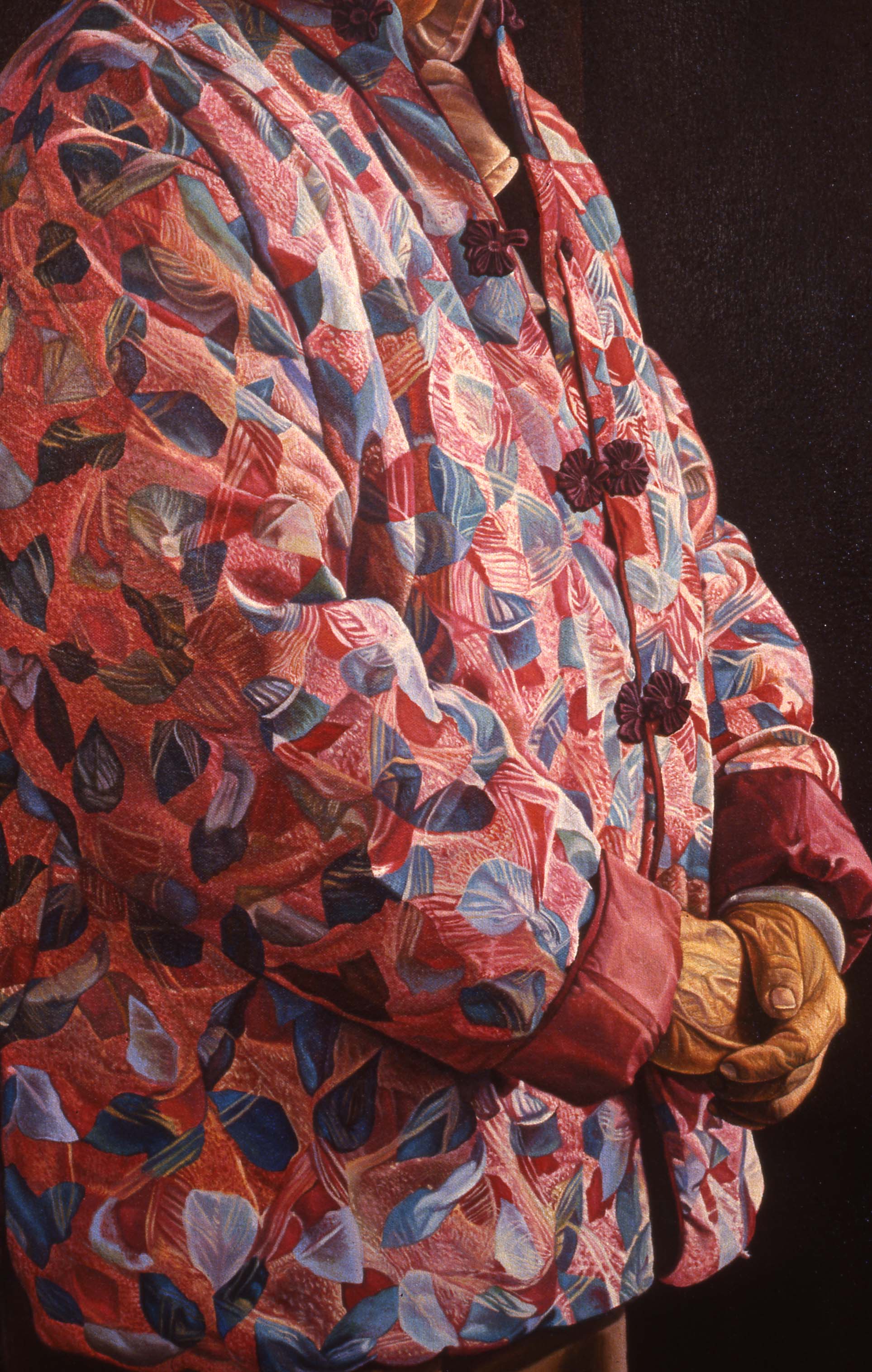   “Things Which Are Seen Are Temporal”, Detail    1988 Oil on canvas   72 x 48 inches   © Richard Wyatt Jr.  