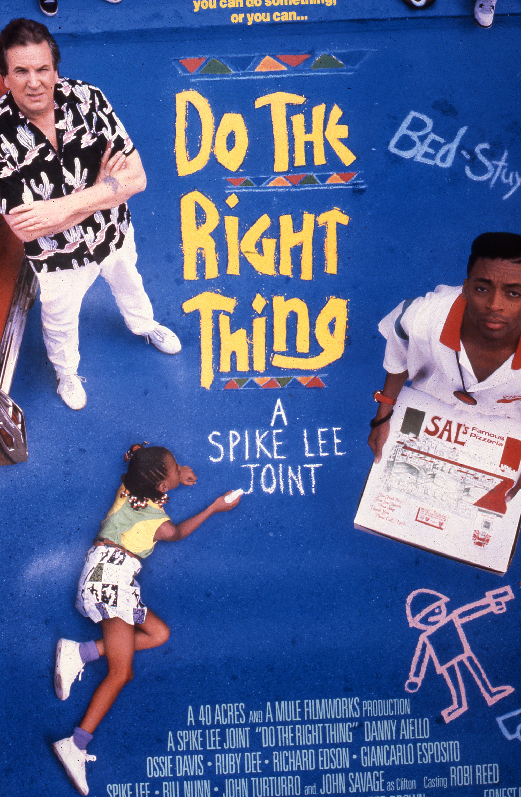   “Do The Right Thing”,&nbsp;Movie Poster    1989 Art Director: Art Sims   Photographer:Anthony Barboza   Artist: Richard Wyatt Jr.  