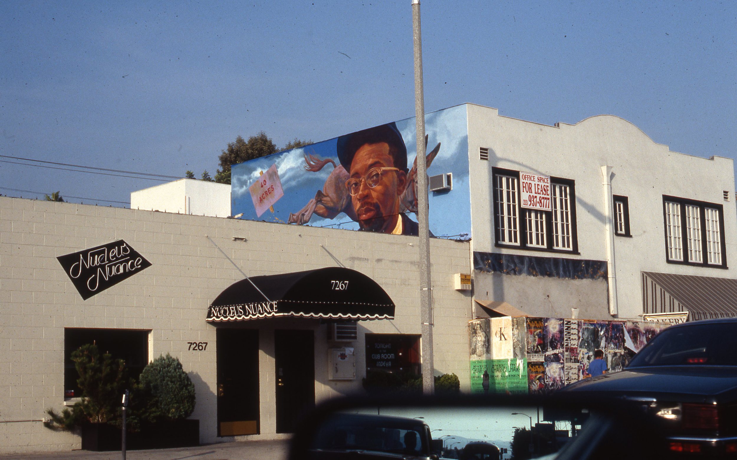   “Spike Lee Project”    1992 Acrylic on concrete   11 x 30 feet   © Richard Wyatt Jr.  