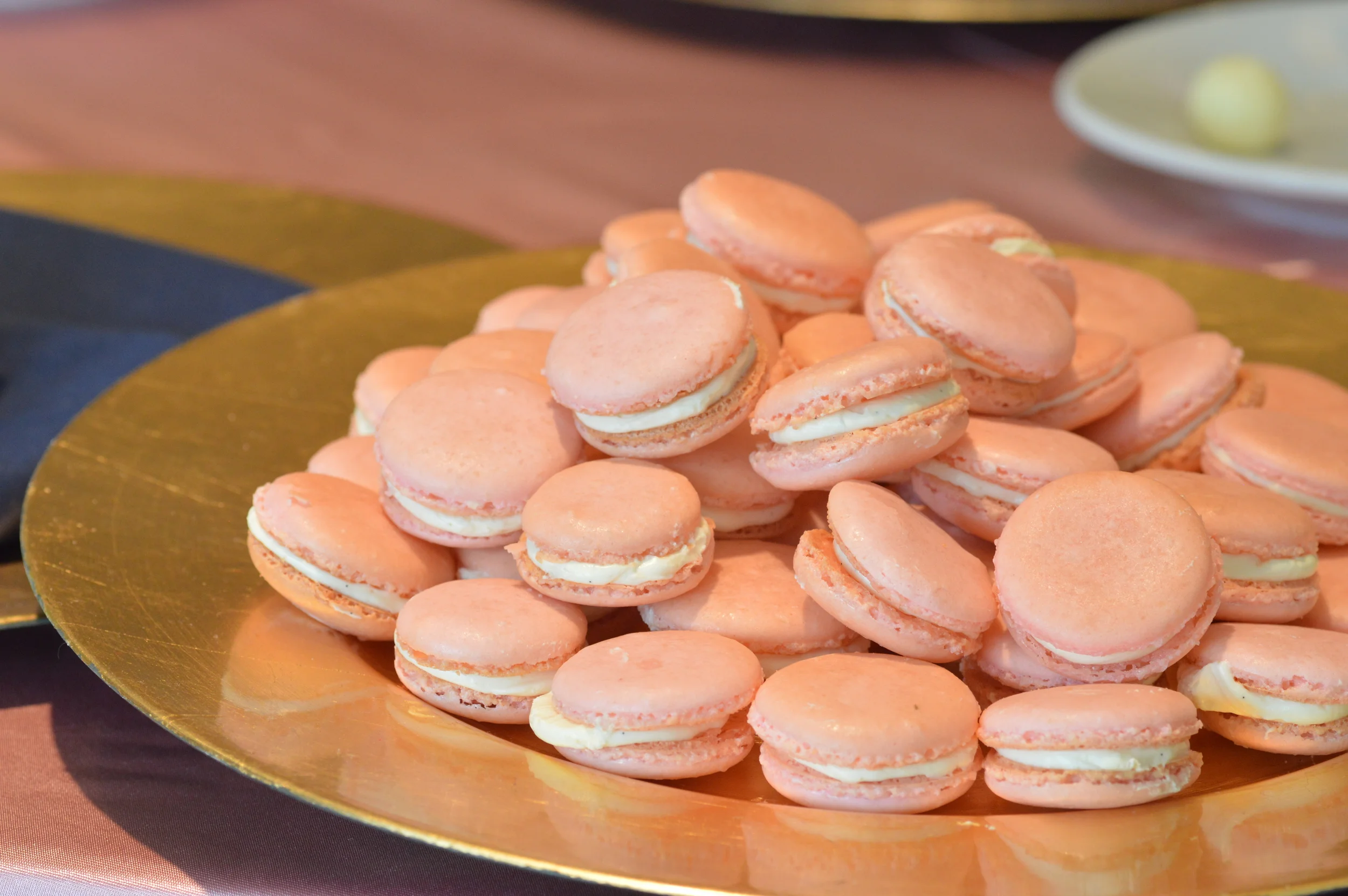 Custom French Macarons for a wedding