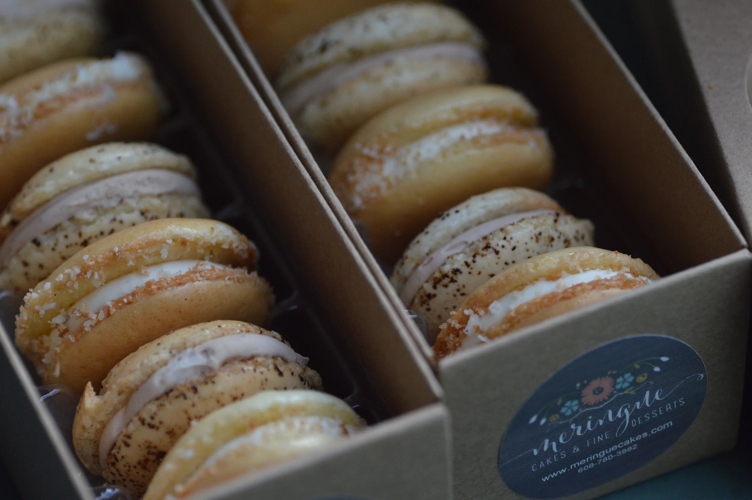 Tiramisu & Coconut French Macarons