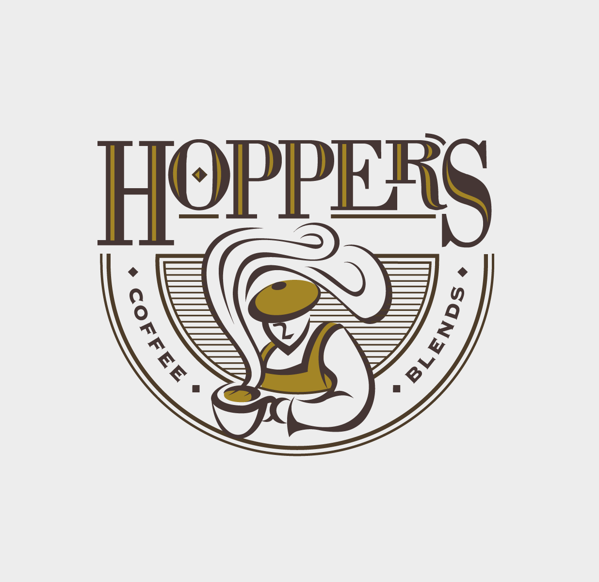 Hopper's Coffee Blends Logo