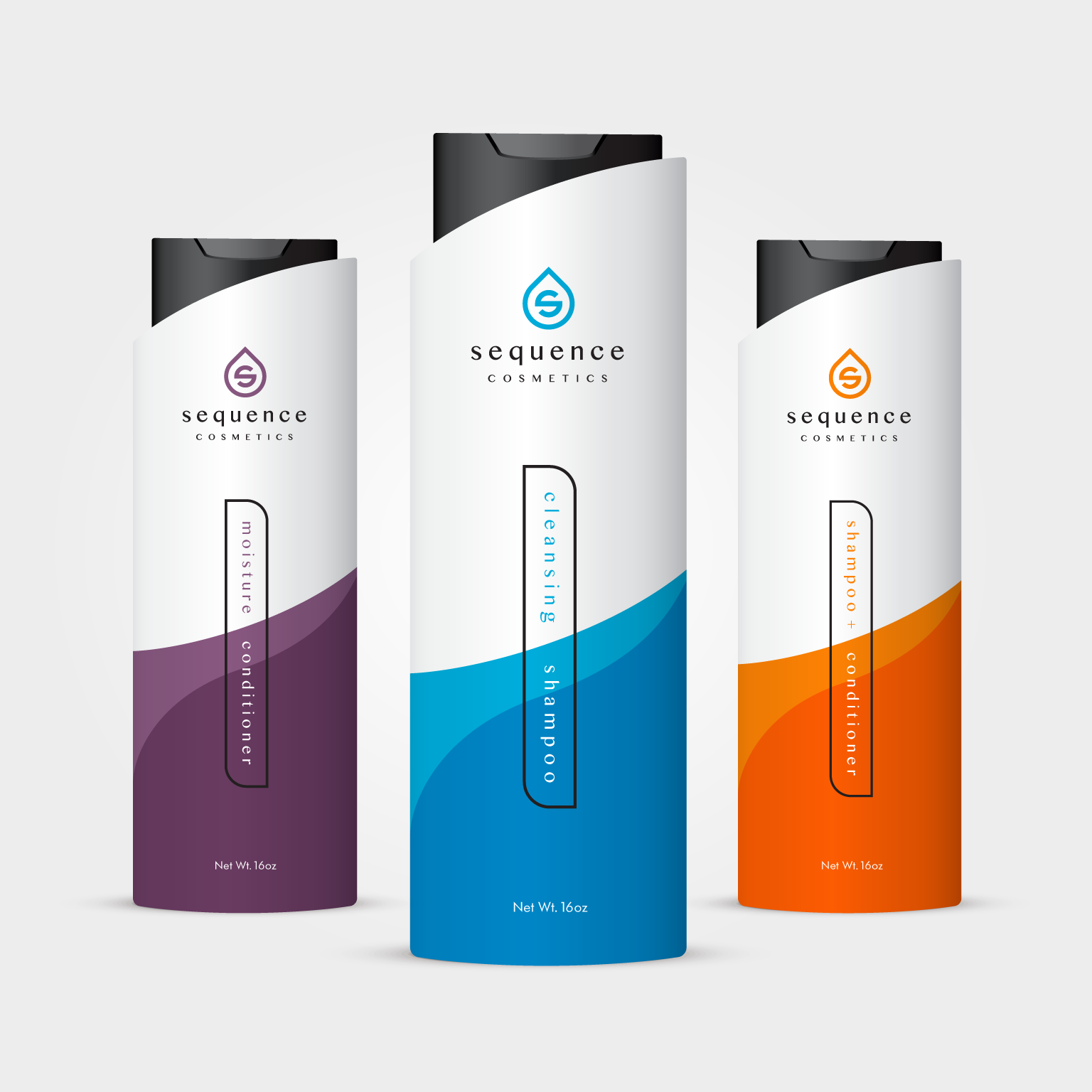 Sequence Shampoo Bottles