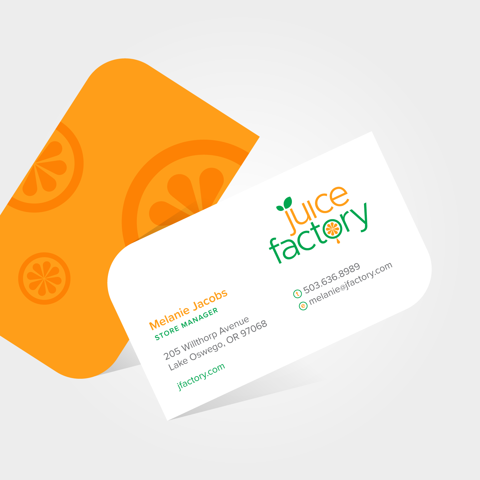 Juice Factory Business Card