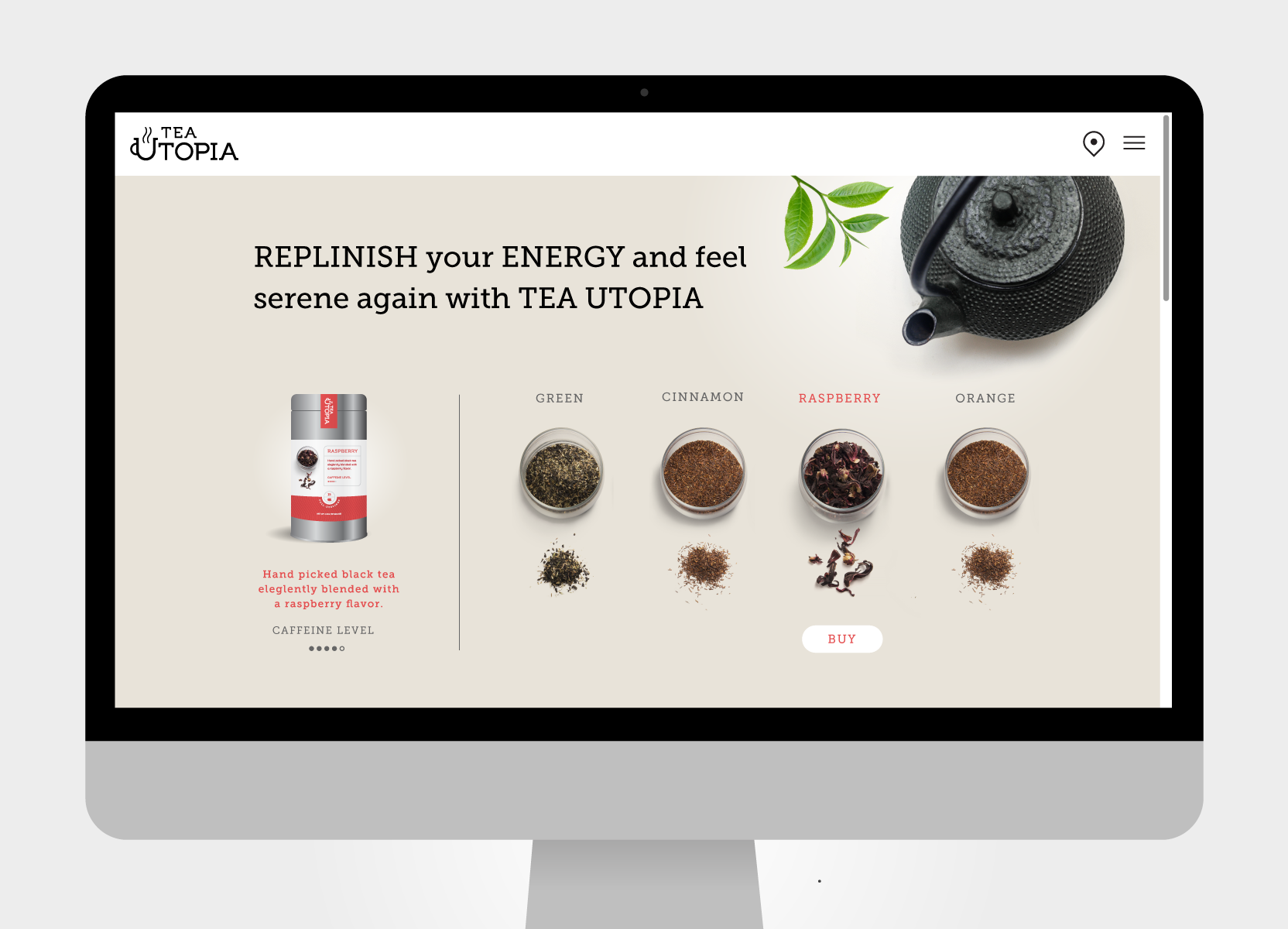 Tea Utopia Website