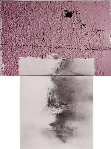 &nbsp;Jaipur in San Juanhandworked fractal enlargement of an inscribed wall at a private residence in San Juan, Puerto Rico2011, sanded archival pigment print, chalk gesso, graphite, soy fixative on Hahnemuhle paper on 2 panels84" x 63" &nbsp;