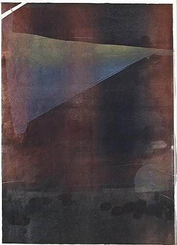 Nocturne Matter 3 Red2011, Monotype on Kozo paper39 ½” x 29 ¾” framed