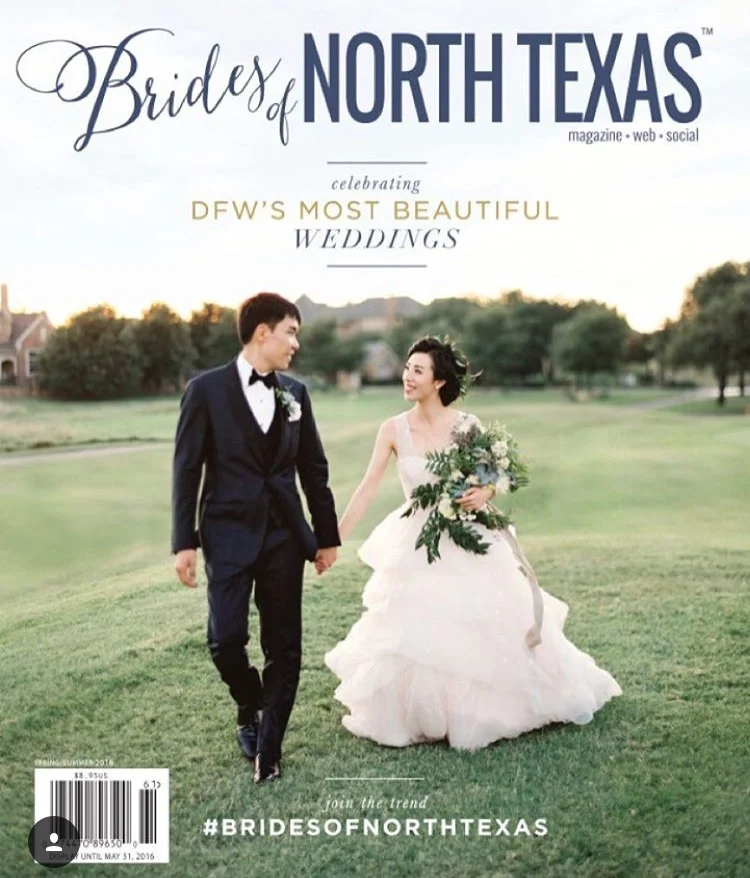 Cover of the Brides of North Texas Spring/Summer 2016 Issue