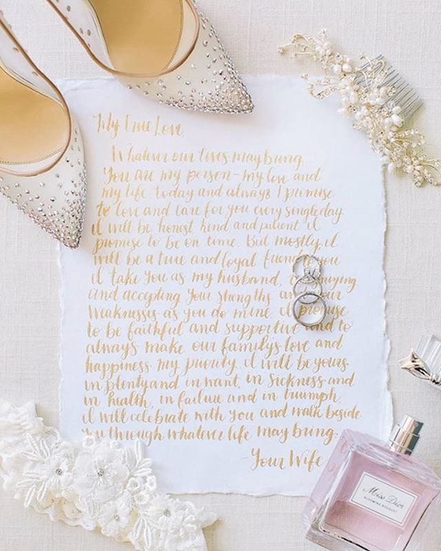 I love writing people&rsquo;s love letters, first dance lyrics and vows! Such a sweet keepsake to give to the bride or groom!