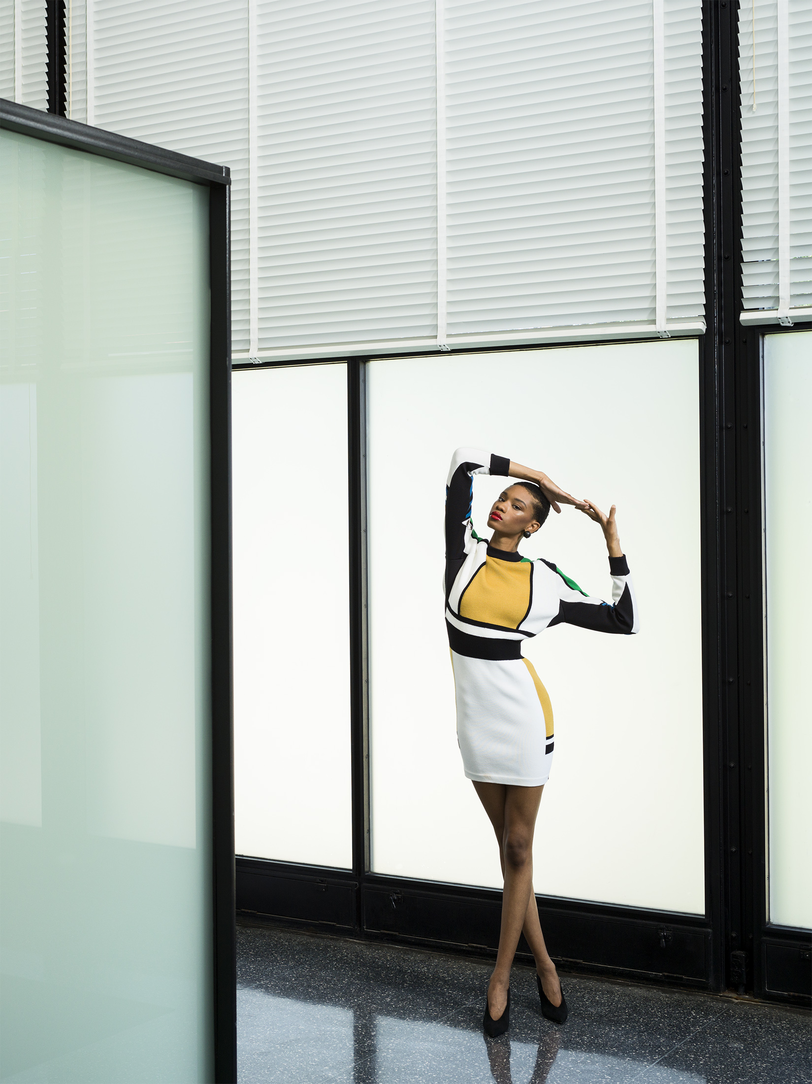 Modern Icon, Fall Fashion Story inspired by Mies van der Rohe and the Bauhaus. For Chicago Magazine