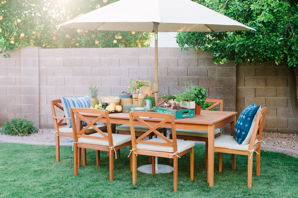 Backyard Makeover With Hayneedle Ave, Belham Living Outdoor Furniture