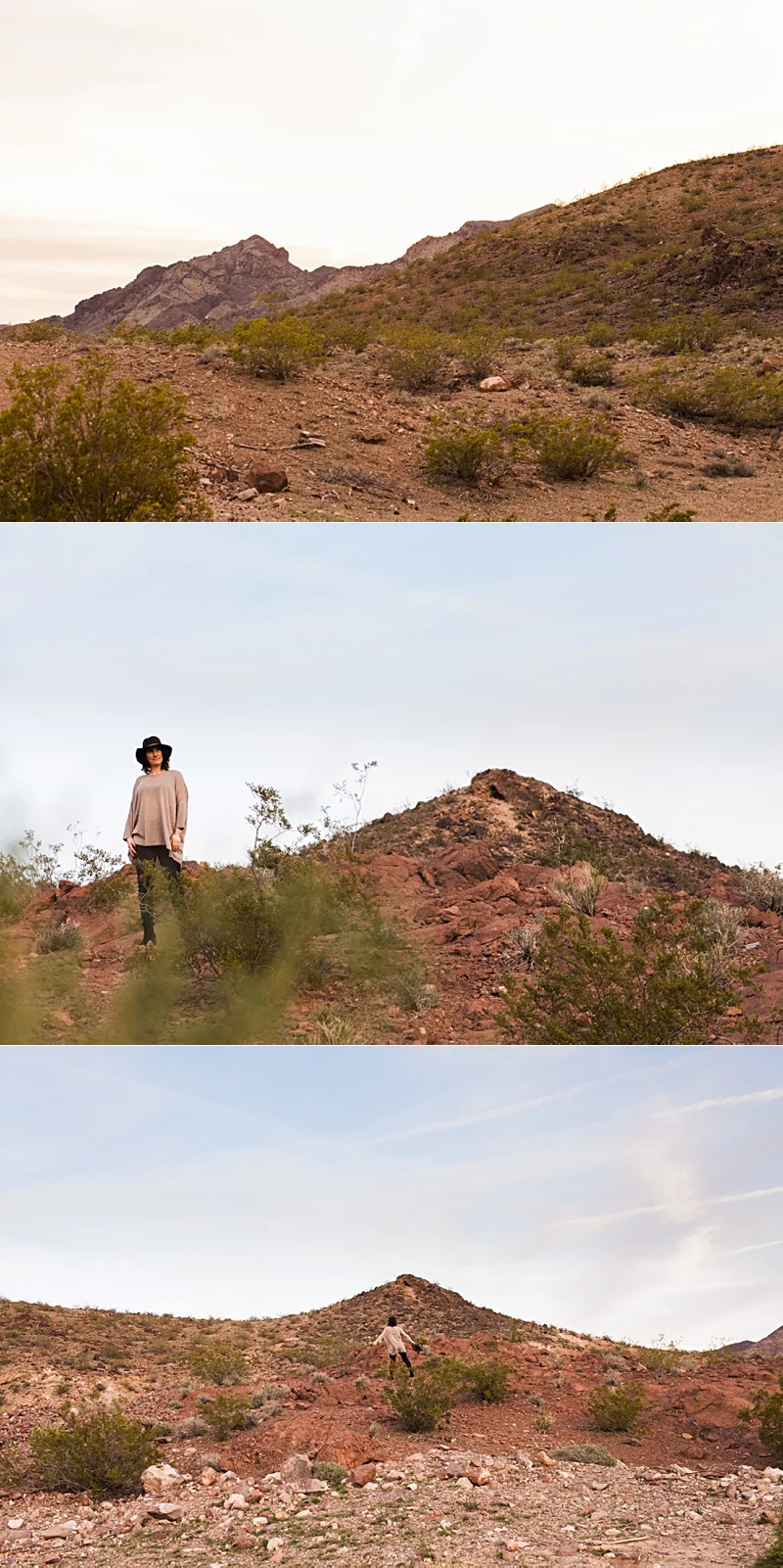 sunset portraits in the las vegas desert