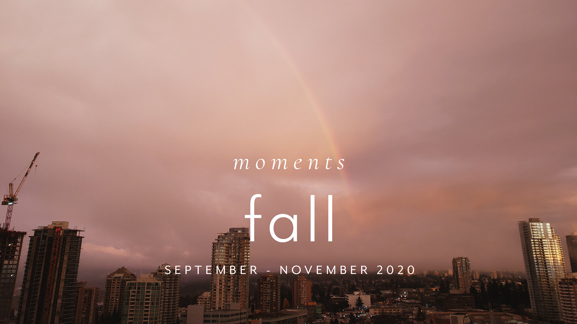 fall 2020 π moving apartments + work shoots