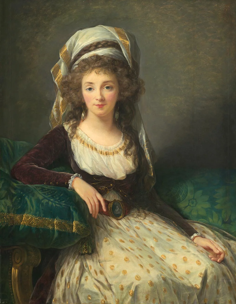 MADAME D’AGUESSEAU DE FRESNES by Elisabeth-Louise Vigée-LeBrun, 1789 . Courtesy of National Gallery of Art, Washington, D.C. Samuel H. Kress Collection (1946.7.16). 