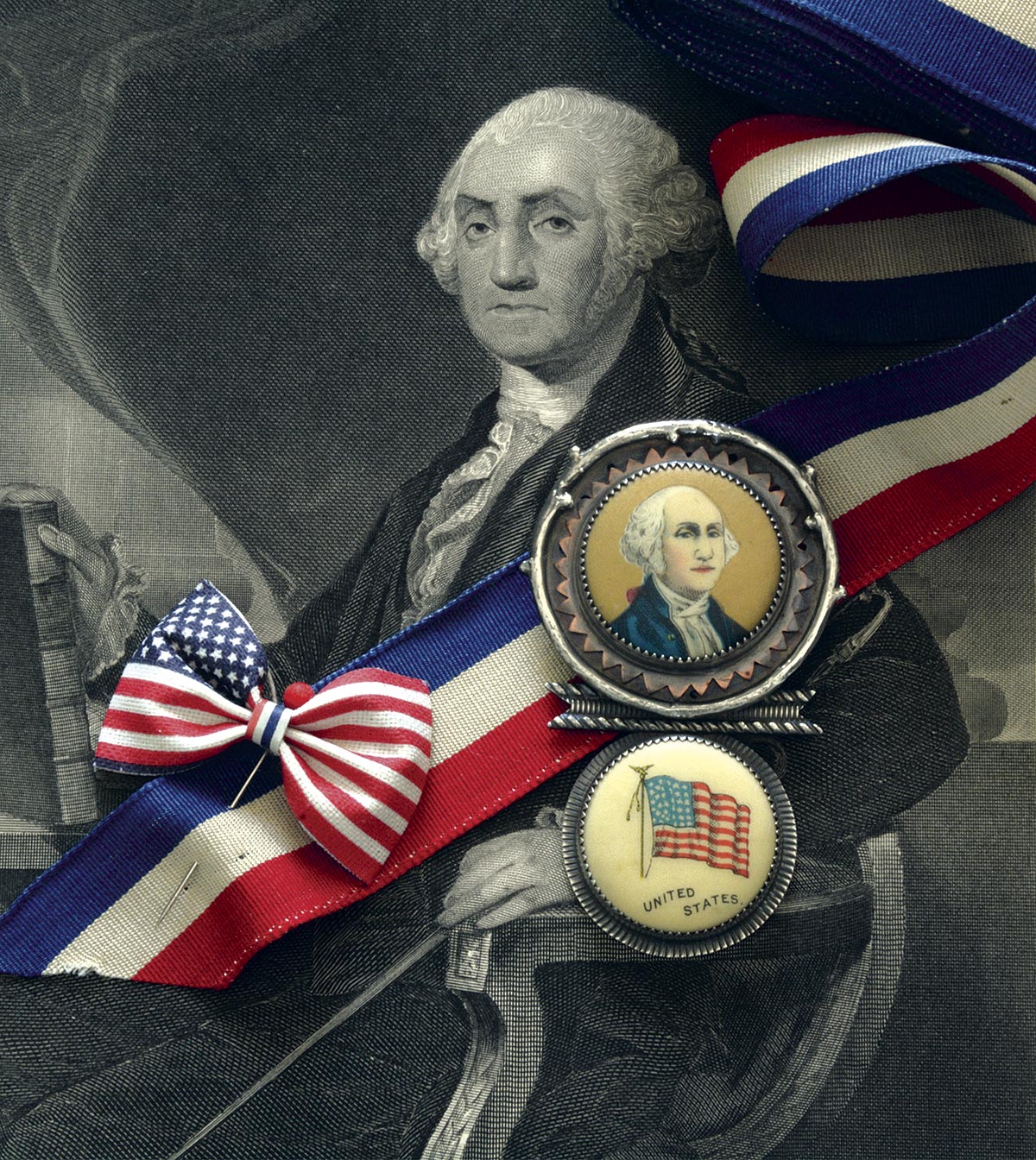 GEORGE WASHINGTON BROOCH by Roberta and David Williamson, 2016.