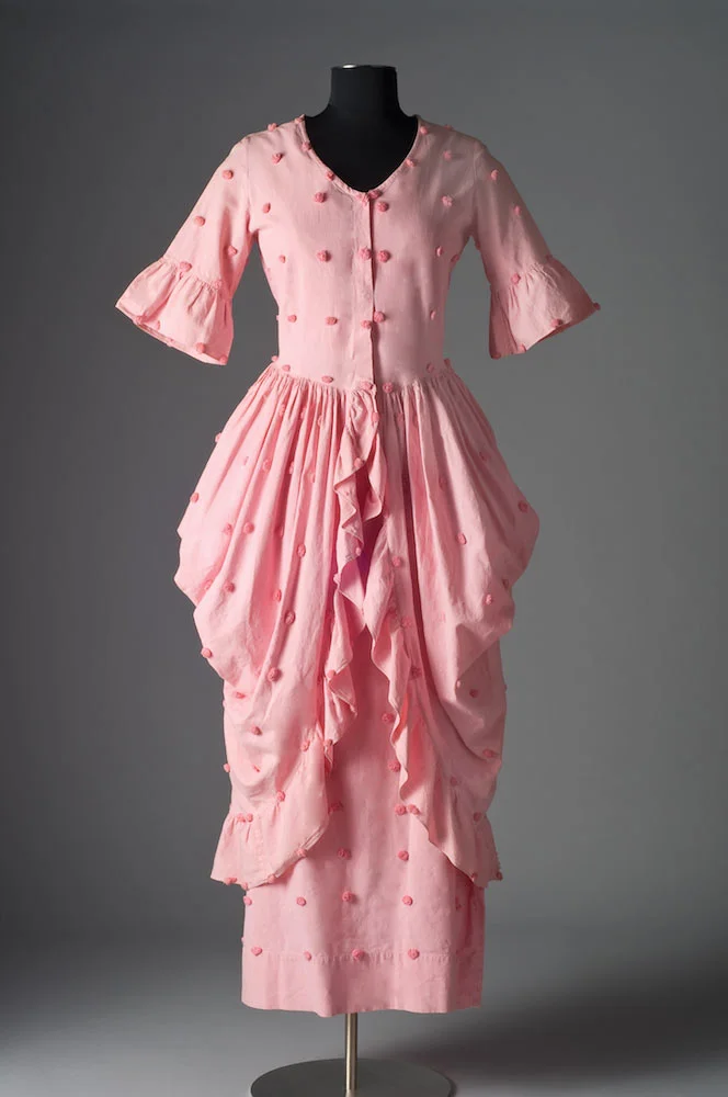 CANDLEWICK COTTON DRESS, circa 1930s. Photograph by Michael McKelvey. Collection of Bradley Putnam.