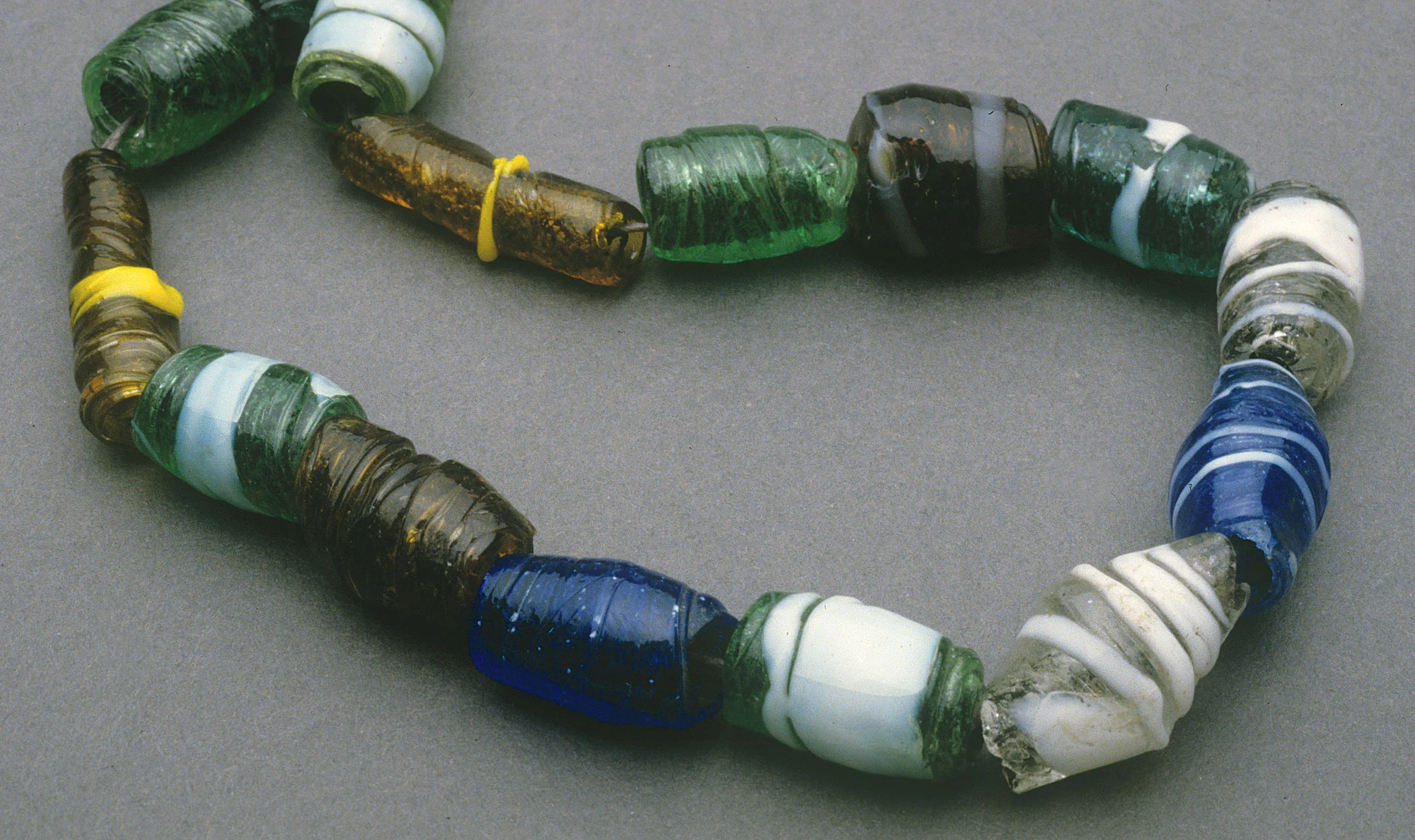 Wound Bida beads from Nigeria. RKL