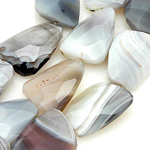 Botswana agate beads. CW