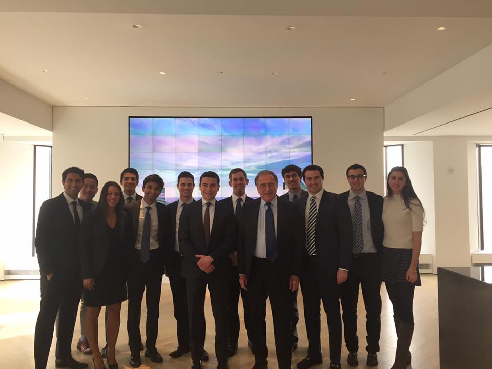 Members with Harry Macklowe at 432 Park Avenue