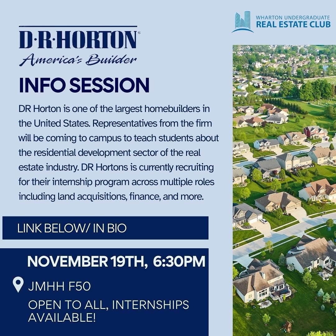 Dr. Hortons info session this Tuesday!