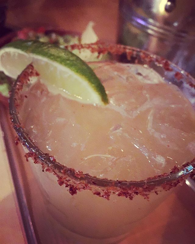 Post-yoga Matador Margarita, I&rsquo;m all about balance. 🤣 And when you&rsquo;ve been craving a #Tajin rimmed margarita for days, it feels sooooo gooood when it finally touches your lips.