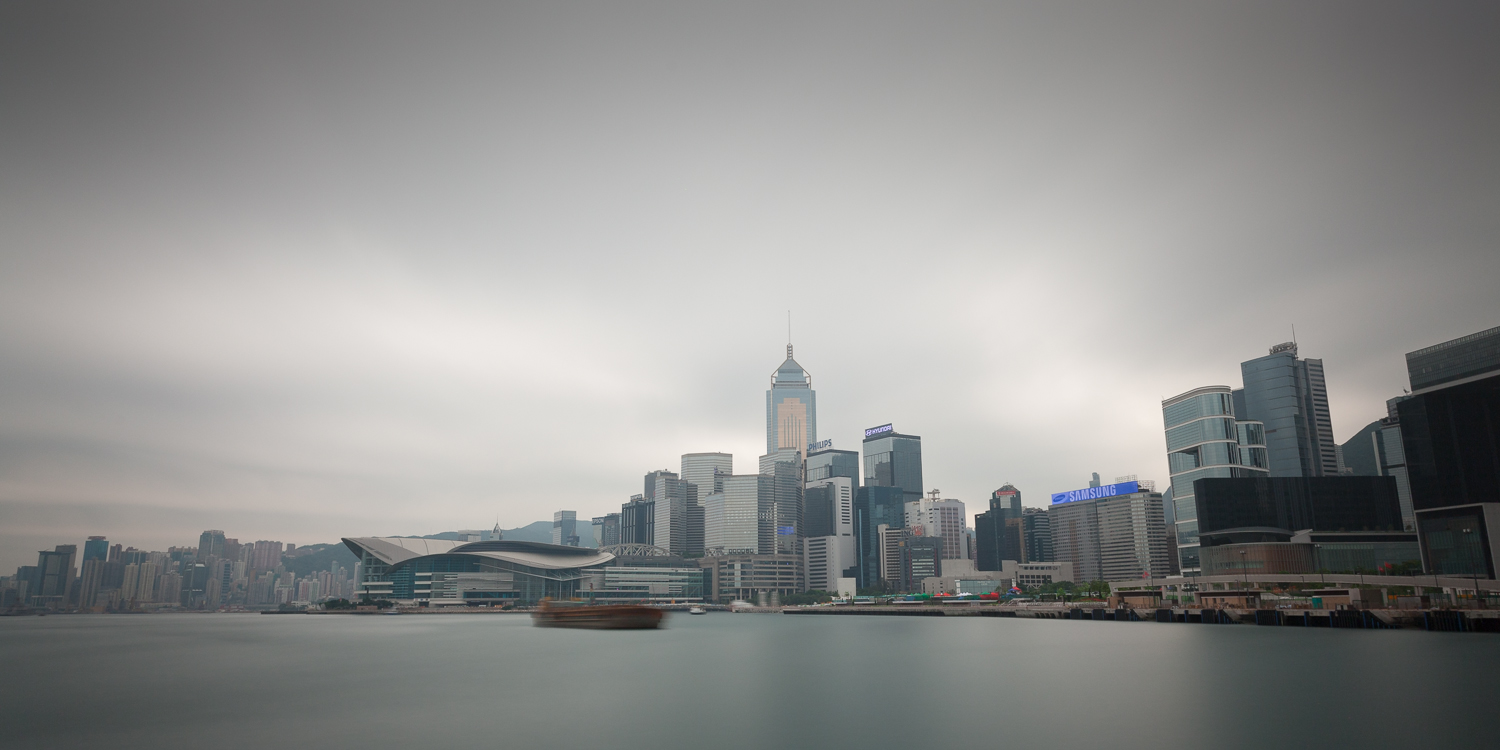 The long exposure image, as it came out of the camera, cropped to 2:1.