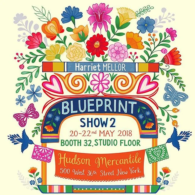 Next month I will be exhibiting at Blueprint show 2 in New York City, lots of preparations going on here ! There is a link in my profile, please contact me if you would like to set up an appointment !
#blueprintshow #blueprintshow2 #artlicensing #illustration #dscolor #creatingart #makearteveryday #printandpattern #surfacepatterndesign #harrietmellor