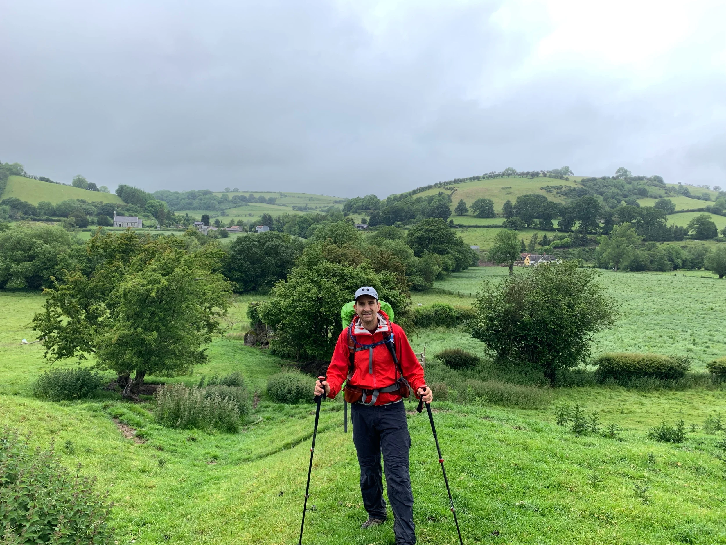 Standing on the dyke!