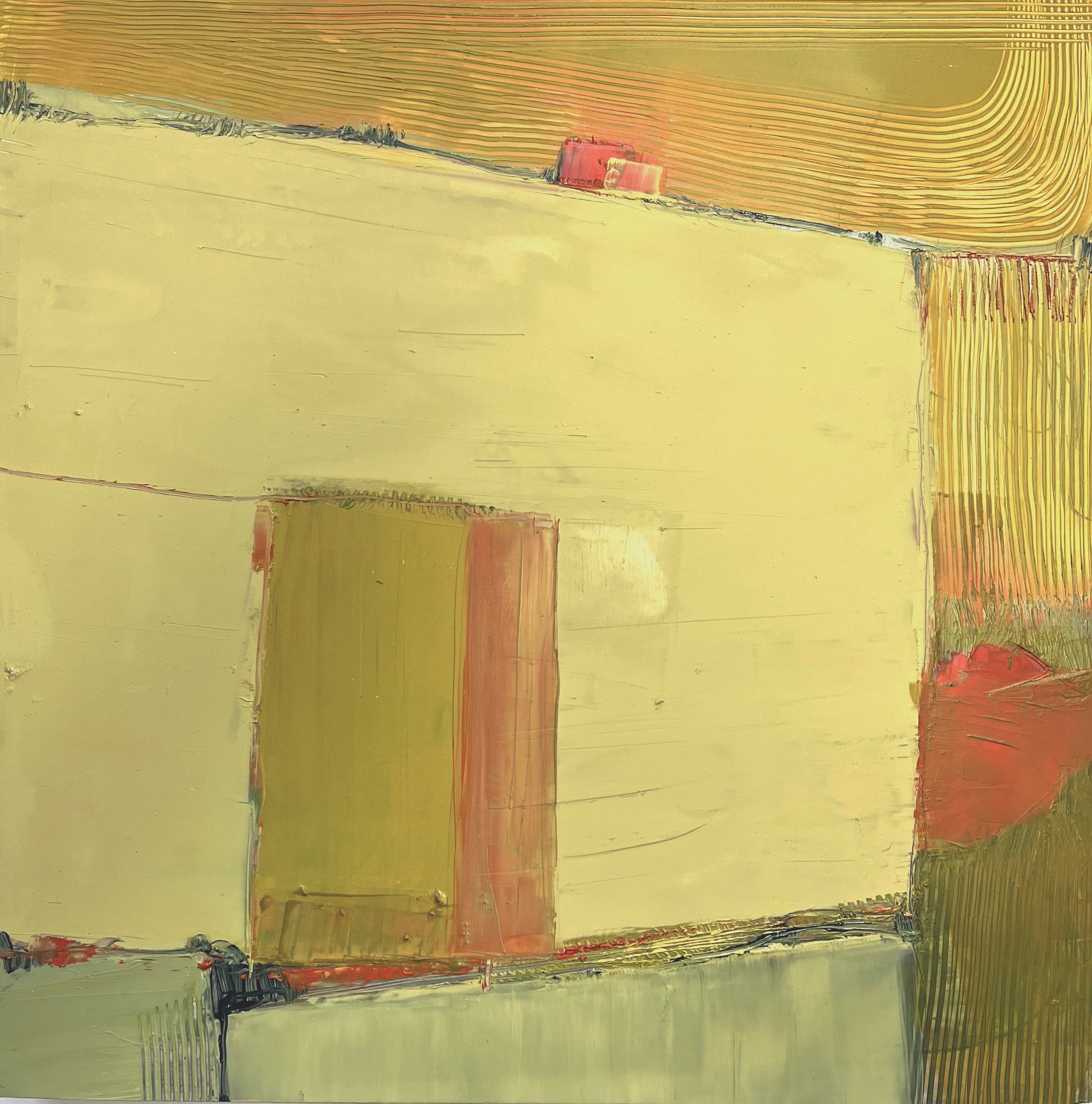 Yellow Field, oil on wood panel, 43 x 43 x 5 cm.jpeg