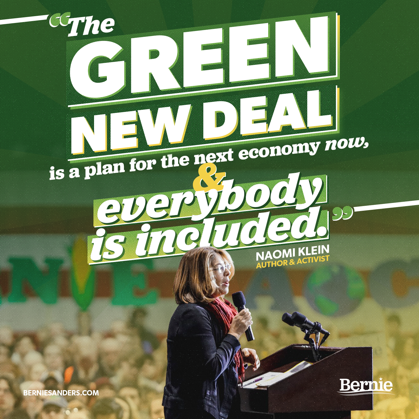 Green New Deal quote graphic
