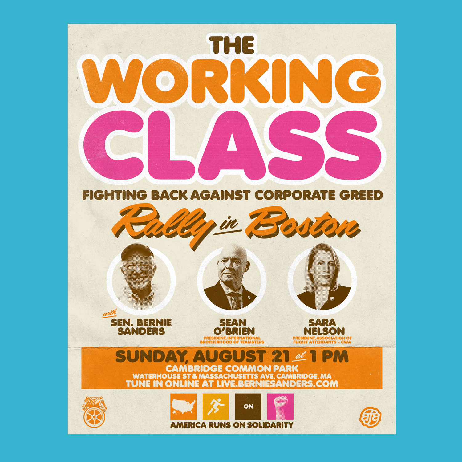 Rally In Boston Poster