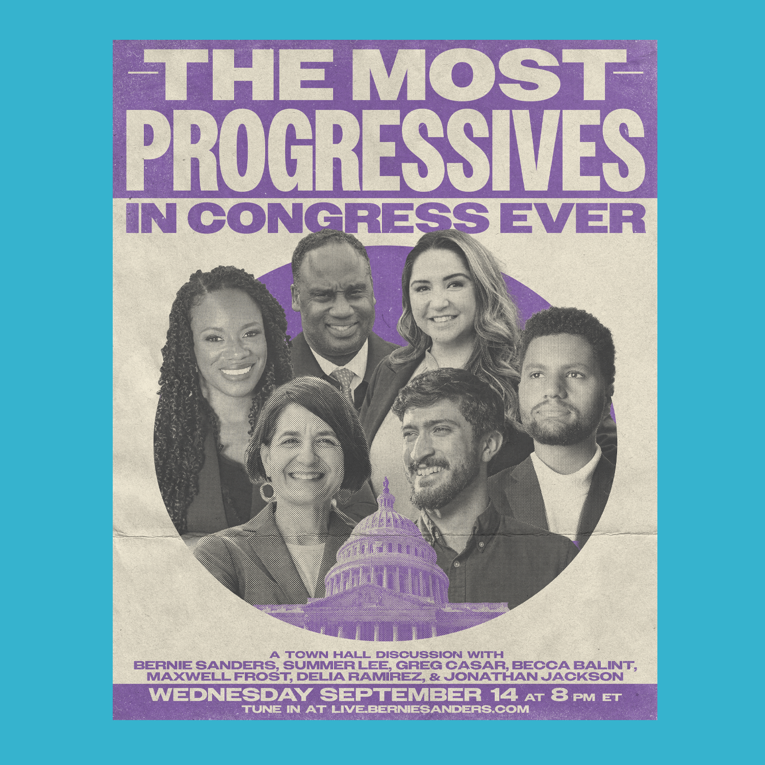 'The Most Progressives In Congress Ever' Livestream Poster