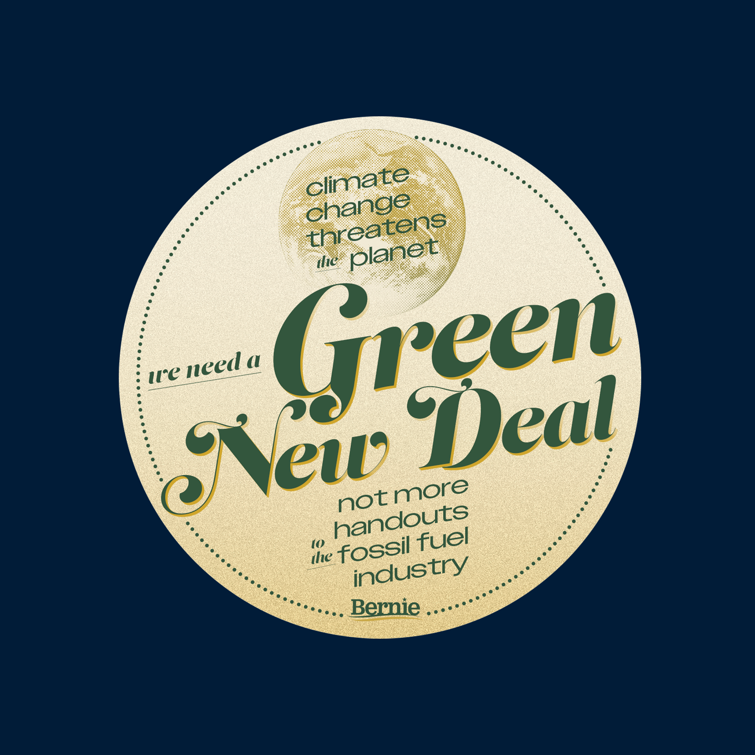 'Green New Deal' Sticker