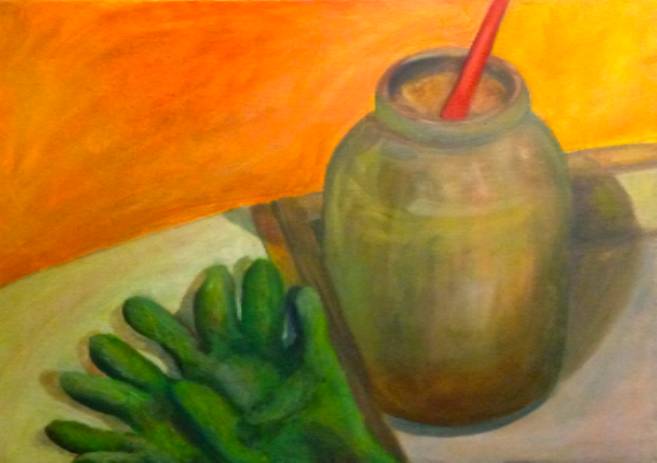 In the Studio, 2010, Oil on Canvas