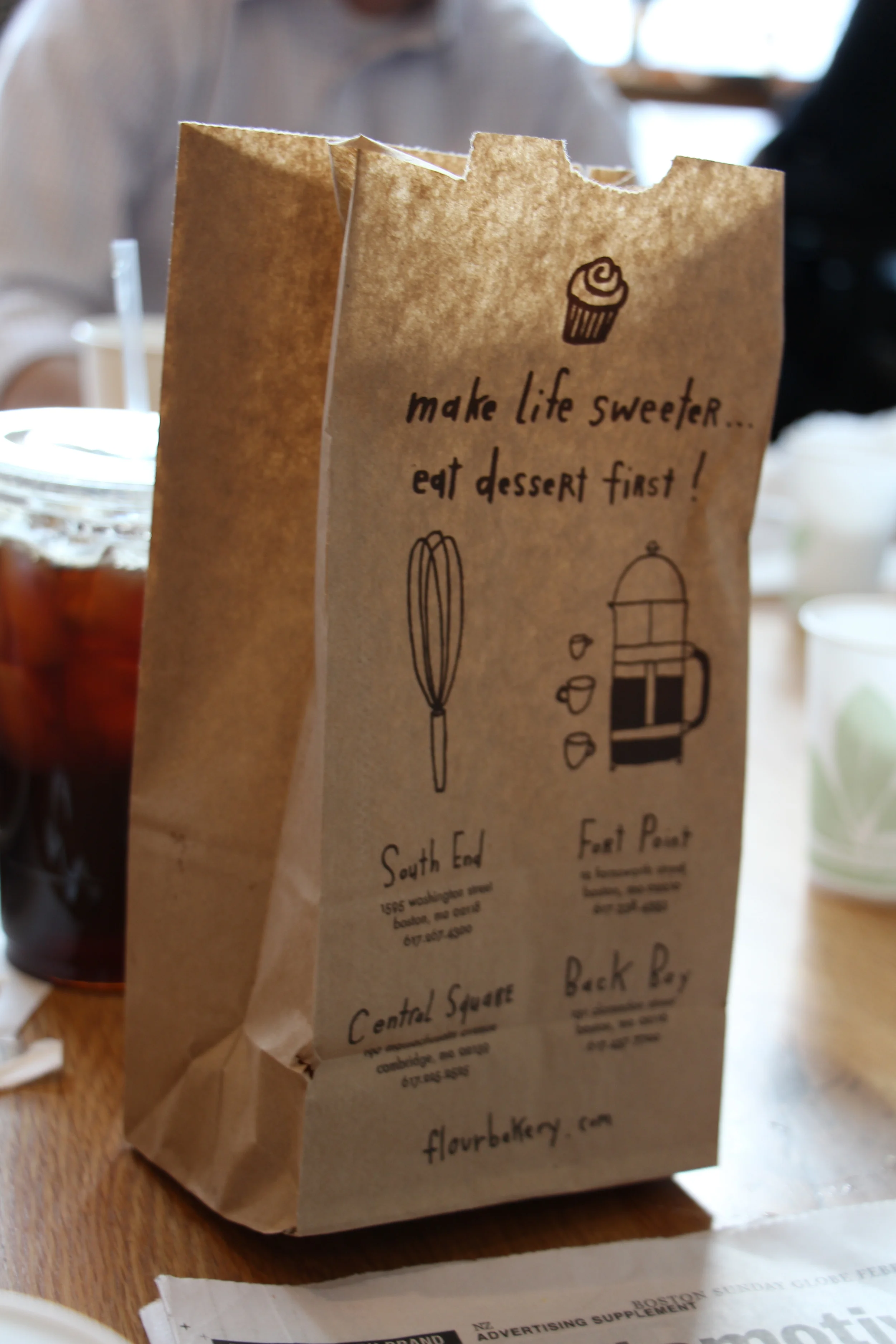 Think I'm in love with their takeaway doggy bags