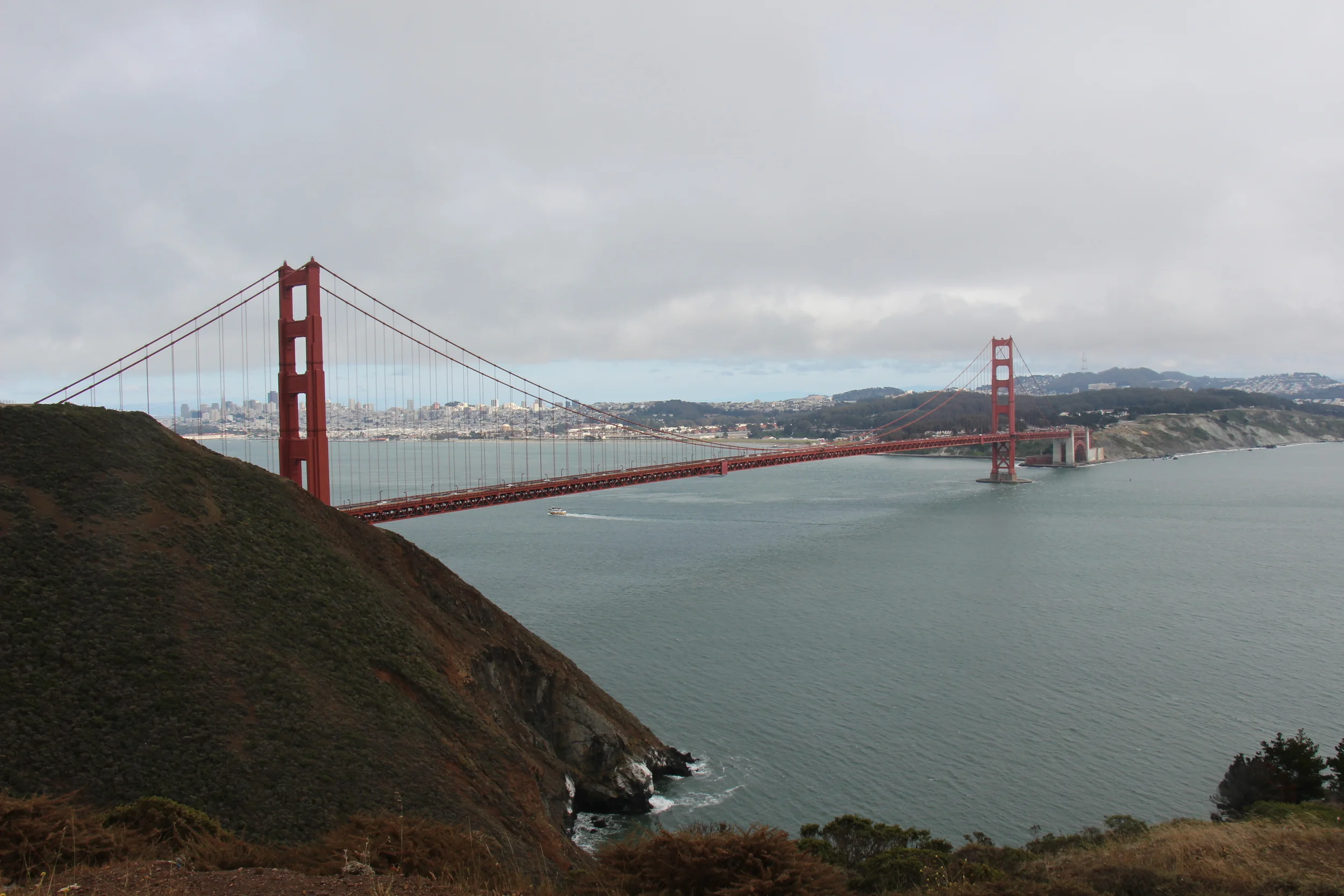View from second vantage point. 