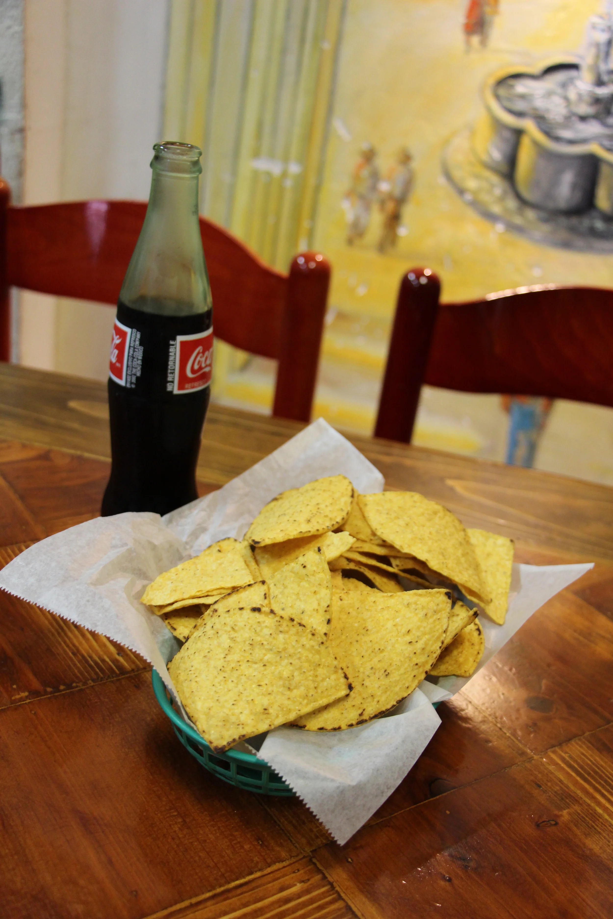 Order chips and pick your own dip flavors