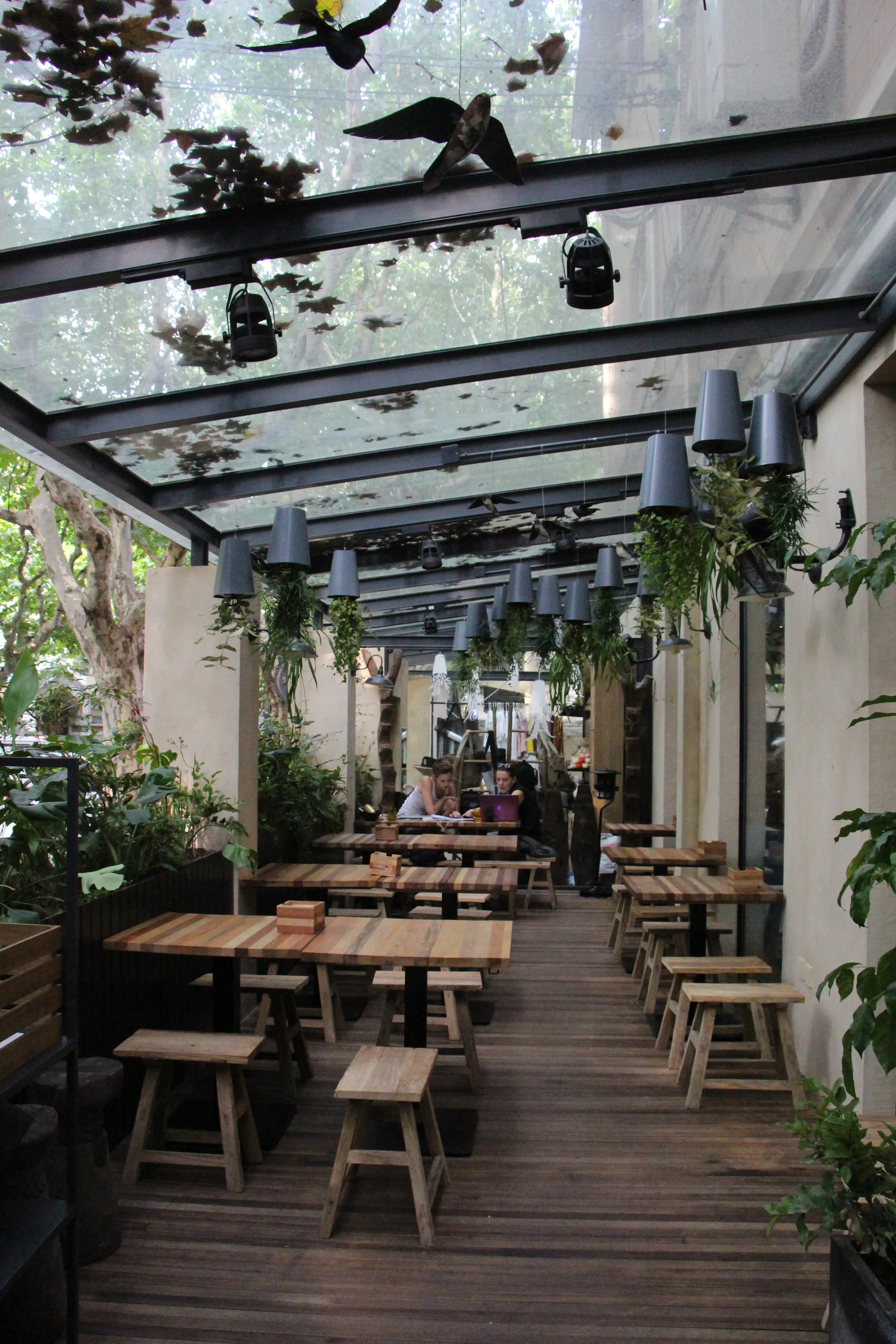 Opt for the outdoor terrace if weather permits 