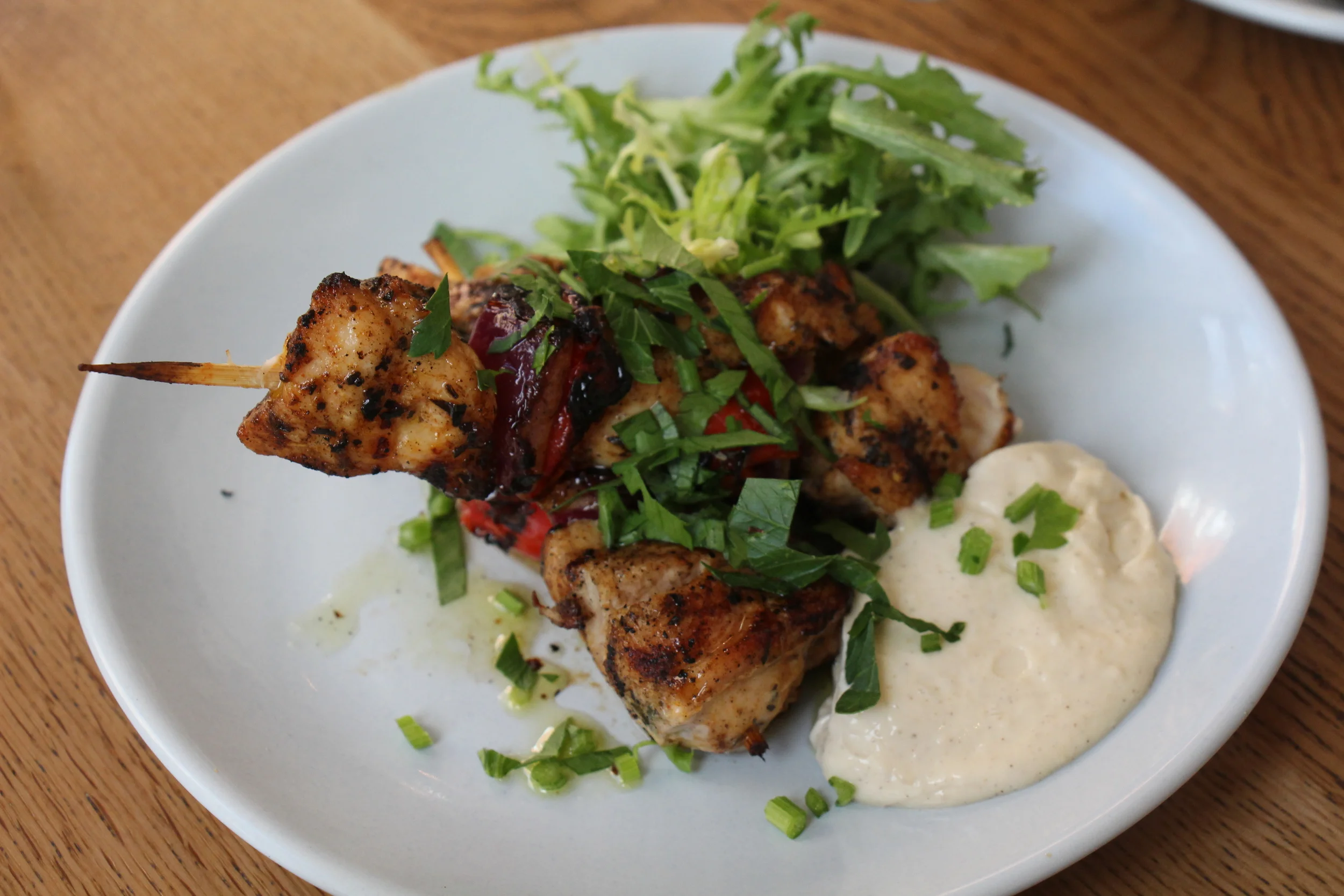 Chicken skewers