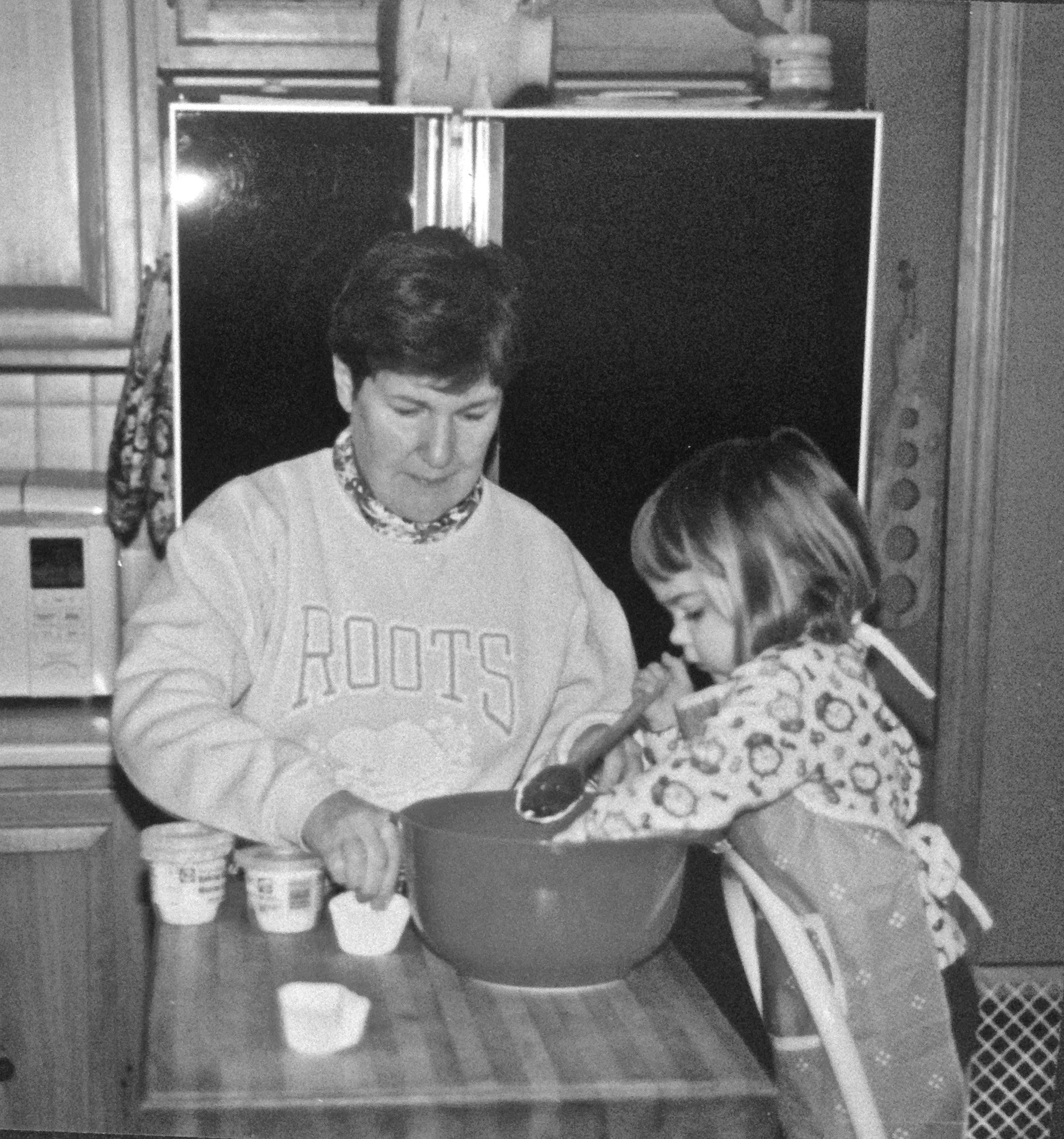 Finally, a big thank you to my Gamma as well, as she is the one who first got me into the kitchen! Without her, I may never have started baking.