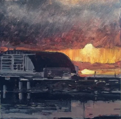 Port Edward sunset 10x10.JPG