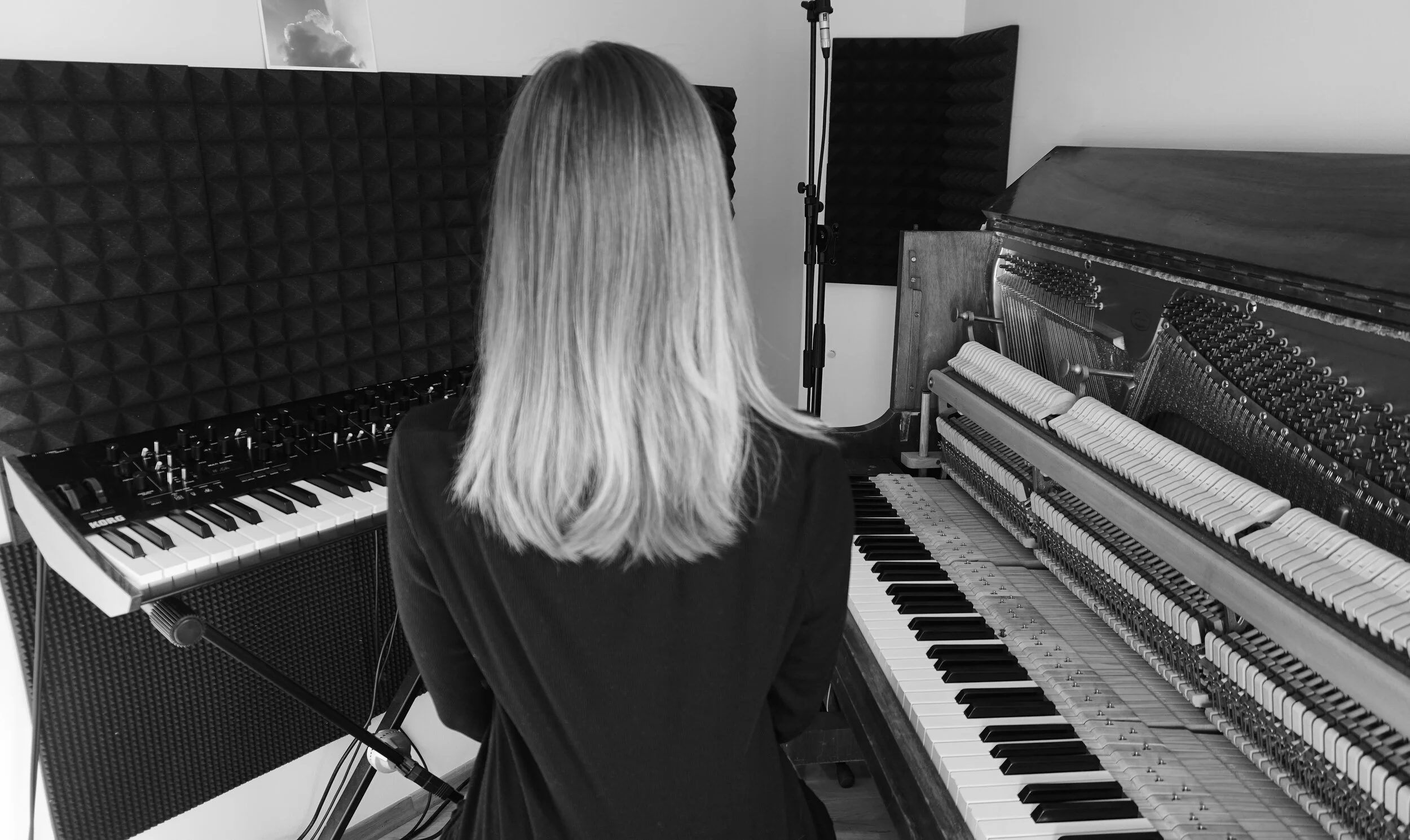 “As with spring, I think there is both melancholy and naivety in the melodies” she says of the pieces on the record. “The title of the tracks and album came to me when I was in Greece for a week and was working to finish this album. The word ‘Fragile’ and the idea for the album reflects my state of mind and the way I see the world in general, as well as some natural elements such as the sea. For me, we are fragile. As we can hear there are some cracking noises from the piano - I wanted to keep that in my tracks as I think it reflects a feeling of fragility, intimacy and proximity to the listener.”