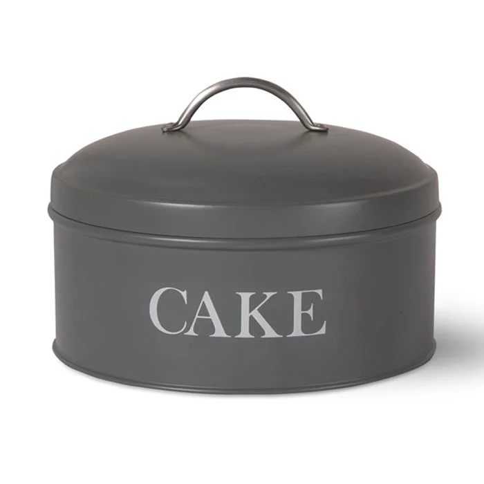 Round Cake Tin in Charcoal