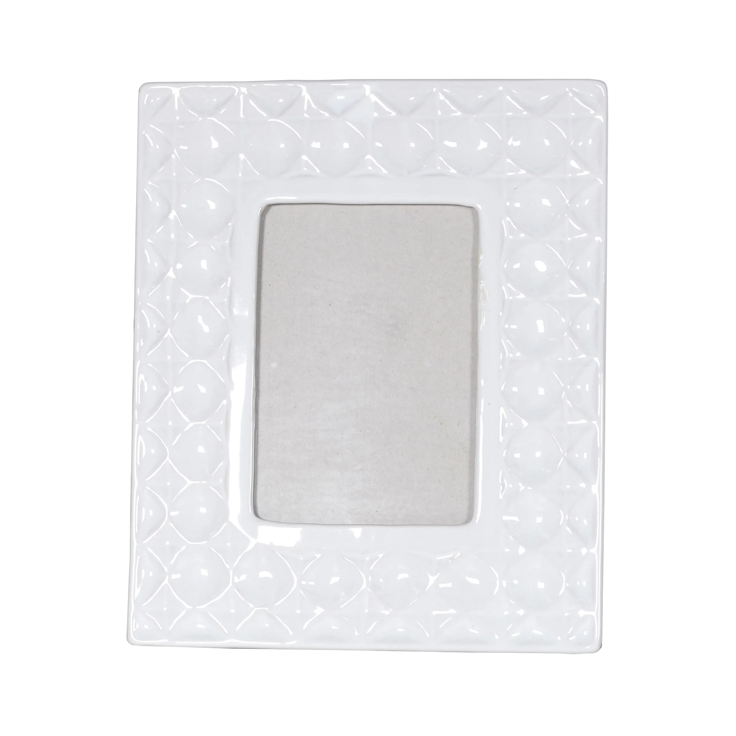 White Ceramic Photo Frame 