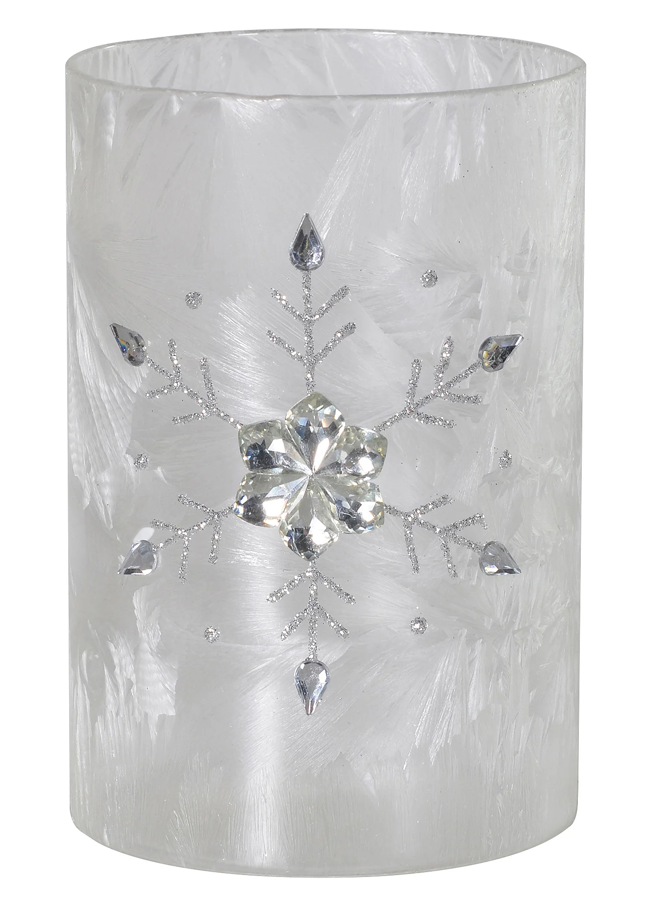 Small Snowflake Candle Holder 