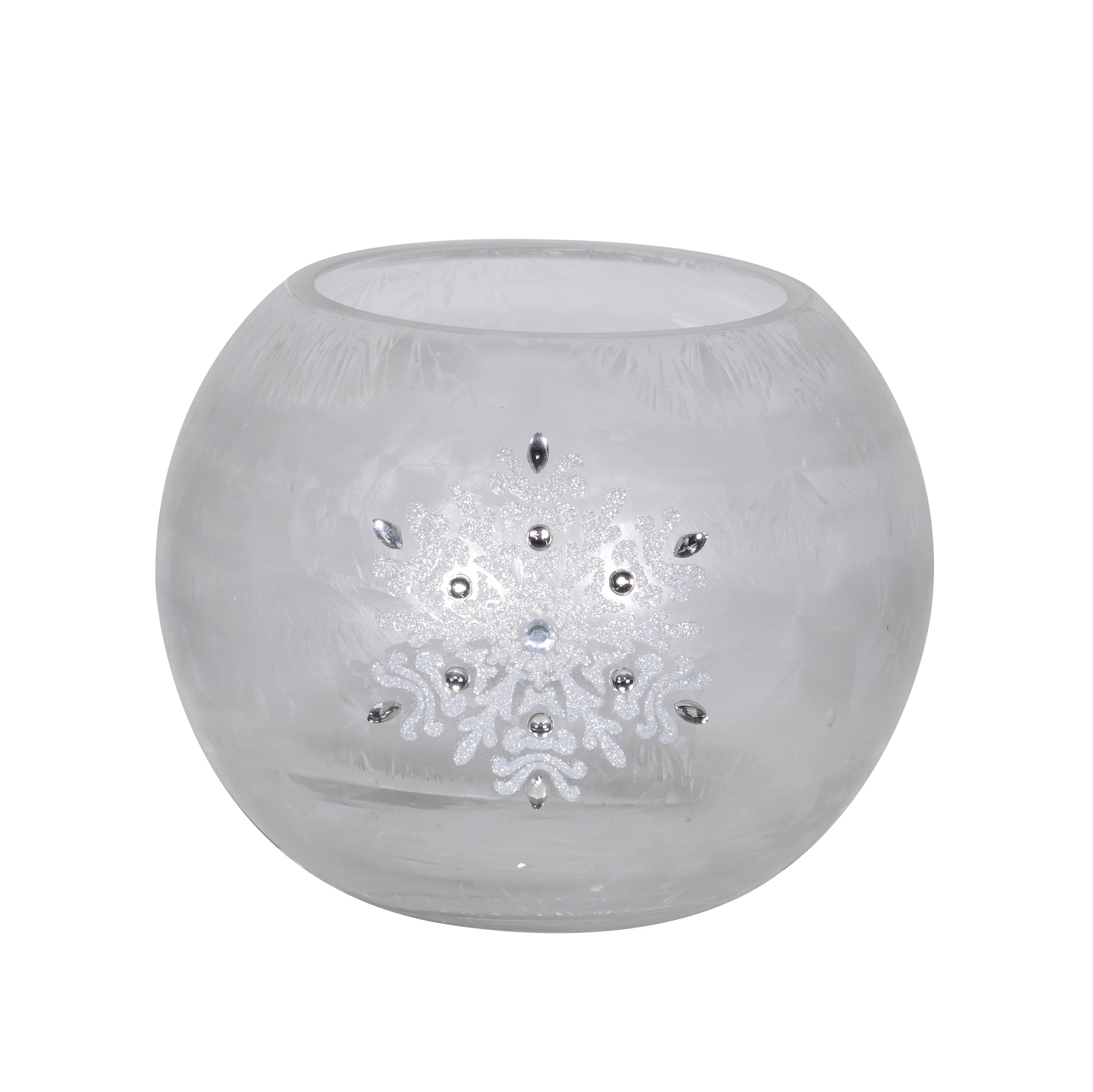 Frosted Snowflake Bowl