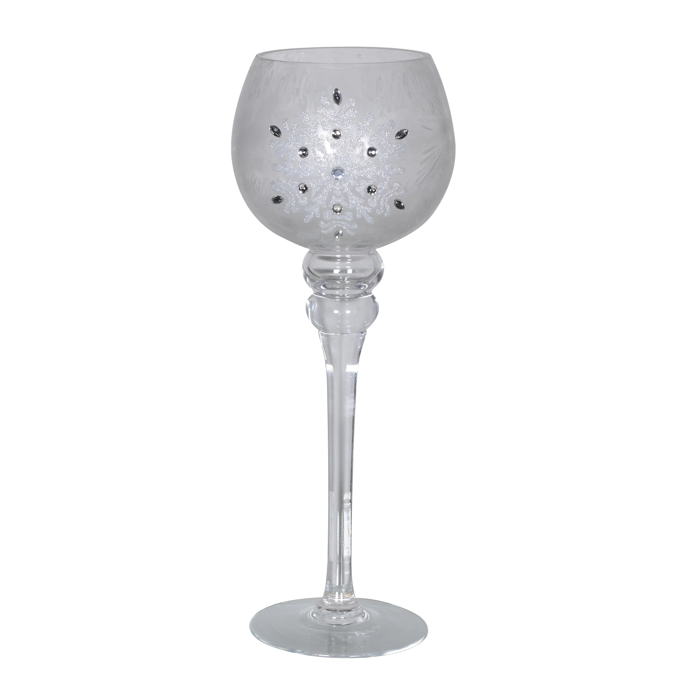 Large Snowflake Candle Holder 