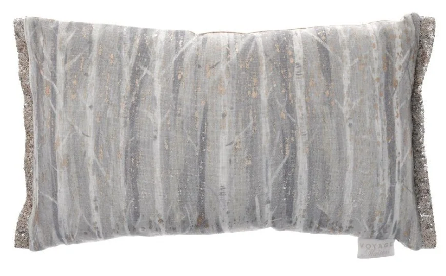 Shimmer Birch Tree Cushion 